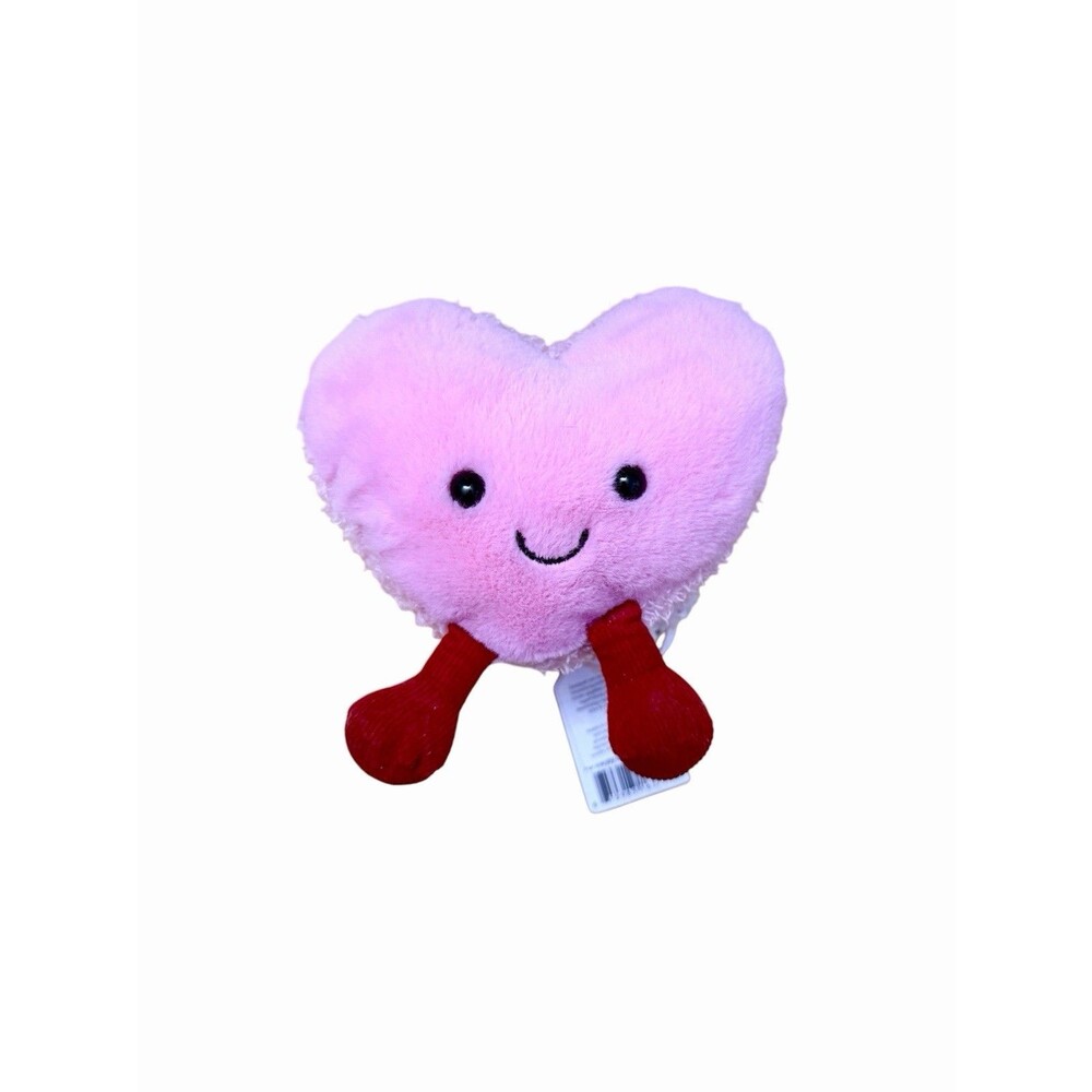 Jellycat Amuseables Valentines Day Colette Pink Heart Macaron NWT Authentic